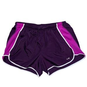 3/$25 🍄 C9 by Champion Mesh Side Panel Purple Running Shorts Size Large